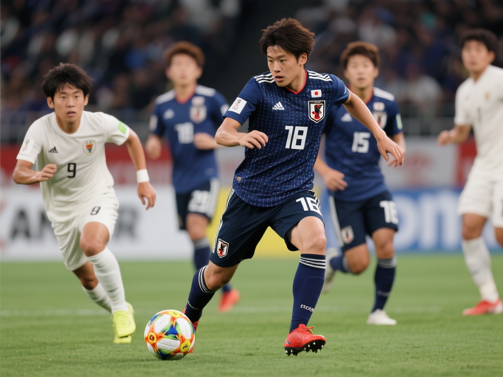 世预赛日本主场狂飙 六球痛击印尼迎大胜 比赛伊始,日本队展现出强大的控球能力与行